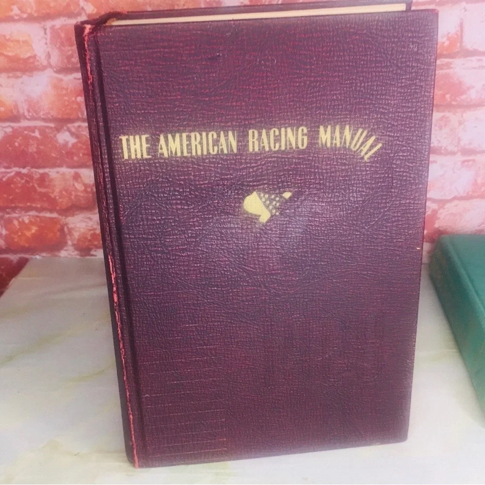 Vintage 70s Thoroughbred Horse Racing Books and Pace Calculator